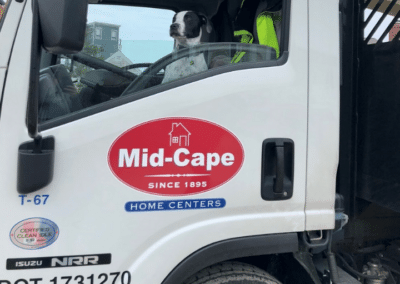 Mid-Cape Home Centers delivery truck