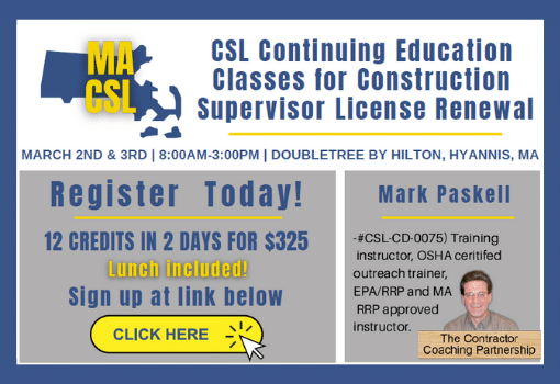 CSL Courses sponsored by Mid-Cape Home Centers 2022