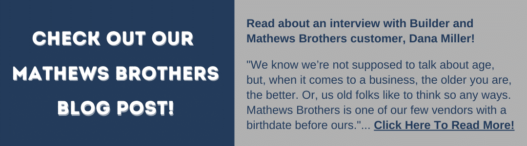 Mathews Brothers blog