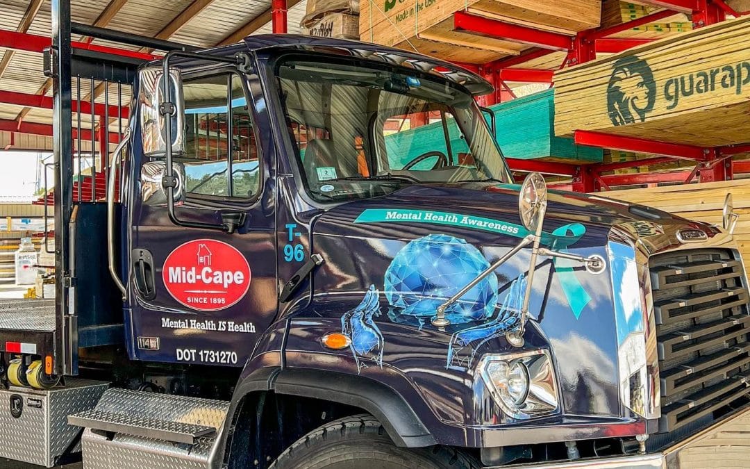Mid-Cape Unveils Two New Trucks-for-a-Cause During Mental Health Awareness Month